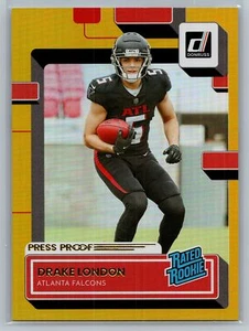 2022 Donruss #307 Drake London Premium Press Proof - Picture 1 of 2