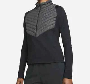 Nike Therma-Fit Run Division Hybrid Running Jacket Women’s XL Black Orange NWT - Picture 1 of 5