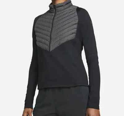 Nike Therma-Fit Run Division Hybrid Running Jacket Women’s XL Black Orange NWT - Image 1 of 4