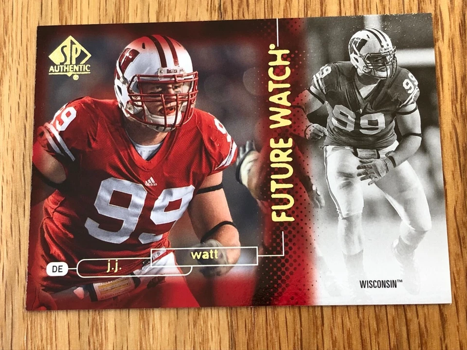 J.J. JJ Watt 2011 SP Autêntico Future Watch CARTÃO DE NOVATO RC SP #122 - Texanos raros - Imagem 1 de 1
