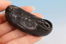Rare china bronze hand carved door of life shoes statue figure collectable gift