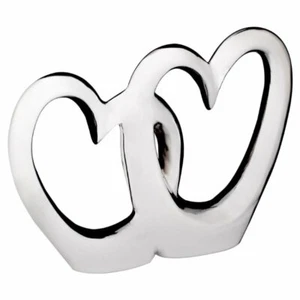 Decorazione unica scultura cuore argento idea per un regalo per una persona cara. - Foto 1 di 1
