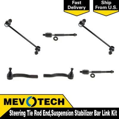 Barra estabilizadora Tierod extremo barra estabilizadora delantera Mevotech 6 piezas para Lexus ES330 2004 2005 Foto 1 de 4