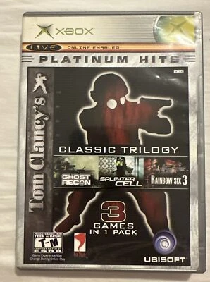 Tom Clancy's Classic Trilogy (Microsoft Xbox, 2004) Free Shipping - Image 1 of 4