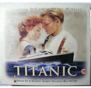 TITANIC COLLECTORS BOX EDITION EXCLUSIVE 35mm FILM CELL + 8 CARDS VHS VIDEO SET - Picture 1 of 5