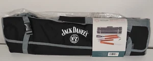 Jack Daniels BBQ Set Stainless Steel Outdoor Wood Handle Grill Tools Set NEW - Picture 1 of 4