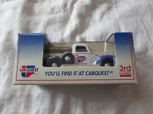 VTG 1940 toy Car Quest Ford Pickup die cast lockable coin bank NRFB Limited Ed - Picture 1 of 5