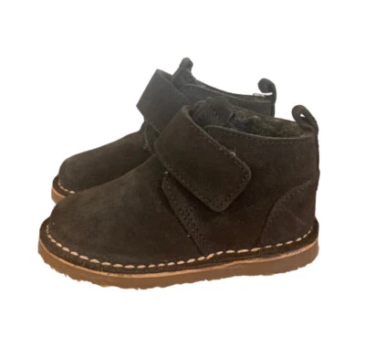 ZARA Botas Bebé Talla 20 EE. UU. 4.5 Azul Cuero Gamuza Niños Niñas Unisex NUEVAS CON ETIQUETAS NUEVAS Foto 1 de 4