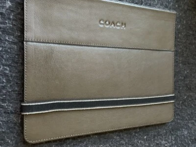 Coach Leather iPad Cover. 9 1/2” X 7 1/2” - Image 1 of 4