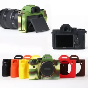 Gummi Silikon Kamera Hülle Body Cover Tasche für Sony A7R IV A7R4 ILCE-A7RM4 Top - Bild 1 von 18