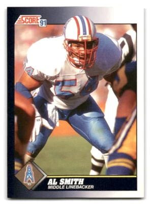 Al Smith 1991 Score FOOTBALL #490 Houston Oilers - Image 1 of 2