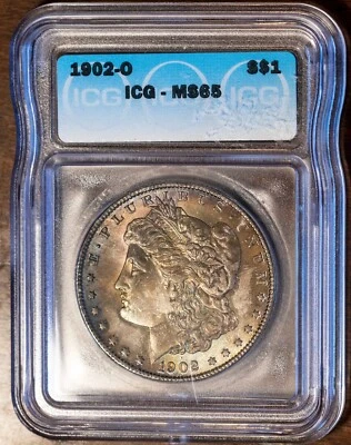 1902-O $1 Silver Morgan Dollar MS 65 ICG # 22101 + Bonus This is a Monster of Mo - Image 1 of 2