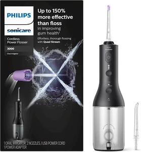 Philips Sonicare Cordless Power Flosser 3000, Water Flosser with Innovative Quad - Picture 1 of 12