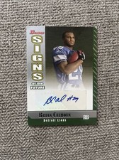 Brian Calhoun 2006 Bowman Signs of the Future Rookie #SF-BCA Auto RC