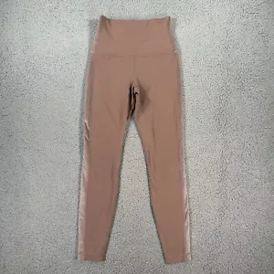 Lululemon Taglia 6 Align Super High Rise 28" Velluto Striscia Laterale Rosa W5CC0S Yoga - Foto 1 di 11