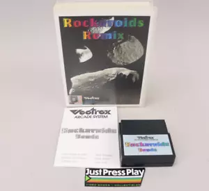 Rockaroids Remix GCE Vectrex Game 1996 John Dondzila Ex. Rare Early Homebrew! - Picture 1 of 8