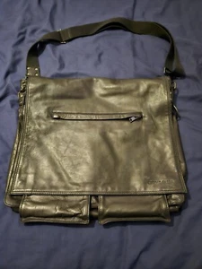 Nicole Farhi Messenger Leather bag, Unisex Excellent Condition - Picture 1 of 11