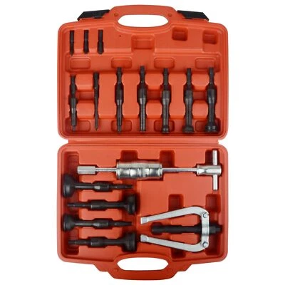 16 tlg Grundloch Innenabzieher Satz Innenlager Abzieher Werkzeug mit Gleithammer - Bild 1 von 4