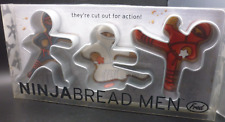Ninjabread Men Cookie Cutter They’re Cut Out For Action 2010 New - Fred & Friend