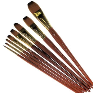 Pro Arte Serie 008 Künstler Malpinsel Einzel Aquarellpinsel Prolene flach - Bild 1 von 9