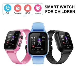 New Kids Smart Watch Sos Lbs Voice Chat Call SIM Card for Children Smartwatch - Picture 1 of 27