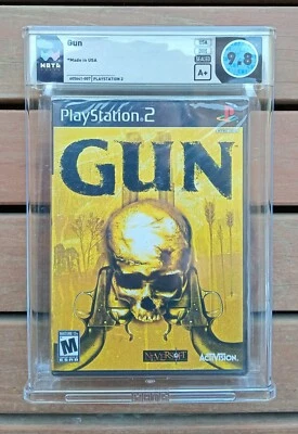 Gun SEALED PS2 Playstation 2 2005 WATA Graded 9.8 A+ US Print Activision! - Image 1 of 2
