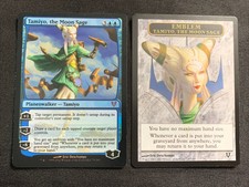 Foil TAMIYO, THE MOON SAGE Magic Gathering MTG Card ENGLISH Lot Emblem