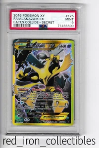 PSA 9 MINT Alakazam EX 125/124 Secret Rare Fates Collide XY Pokemon Card 2015 - Picture 1 of 2