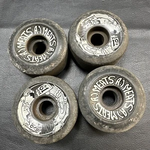 A1 Meats Kings Skateboard Rollen Vintage OG Matt Hensley 61mm 95a schwarz - Bild 1 von 7
