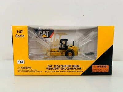 1/87 Norscot Caterpillar Cat CP56 Padfoot Drum Vibratory Soil Compactor #55247 - Image 1 of 4