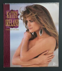 KATHY IRELAND 1999 Pin-Up Wall Calendar EXCELLENT Condition - Picture 1 of 2
