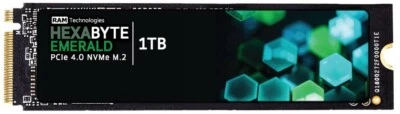 RAM Technologies Hexabyte Emerald - 1TB PCIe NVMe Gen4x4 M.2 2280 Internal SSD - Image 1 of 4