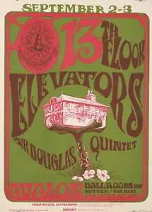 Poster vintage originale casa sull'albero ascensori 13 ° piano Sir Douglas quintetto roccia - Foto 1 di 1
