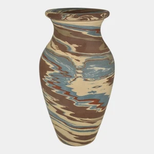Niloak Mission Swirl 1925-30s Vintage Hand Made Art Pottery 10" Vase - Picture 1 of 6