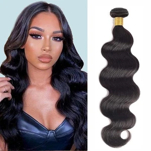 12A Human Hair Bundles Body Wave One Bundle 100% Unprocessed Brazilian Virgin... - Picture 1 of 6