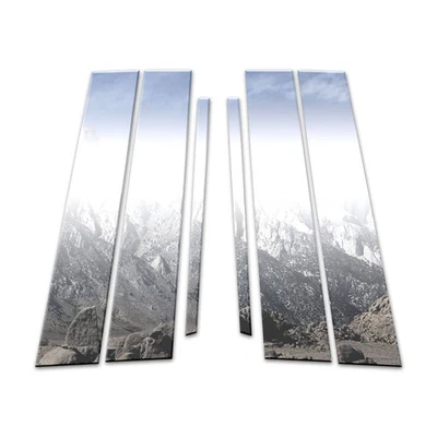 Чехлы на стойки из нержавеющей стали алмазного класса 6 шт для GMC Terrain 2018-2024 годов выпуска - Изображение 1 из 4