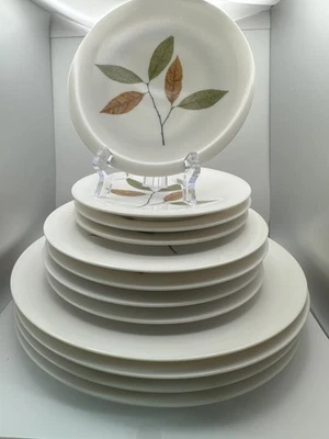 Oneida Premier 秋季记忆三聚氰胺盘套装 4-6.5 英寸 4-7.5 英寸 4-10.75 英寸套装 ~ 12 — 第 1/4 张图片