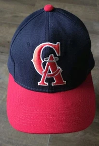 Vintage 90s Y2k Cali ANGELS Sports Specialties Wool Fitted 6 7/8 Pro Hat  - Picture 1 of 6