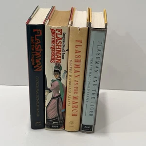 George MacDonald Fraser Flashman Hardcover Lot of 4 First American Edition HCDJ - Picture 1 of 14