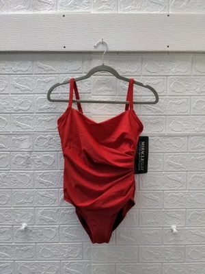 Nuevo traje de baño Miraclesuit para mujer Star Cayenne rojo de una pieza talla 8 Foto 1 de 4