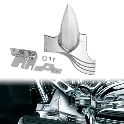 Chrome Lower Front Frame Cover For Harley Road King Electra Street Glide Trike - Image 1 of 4