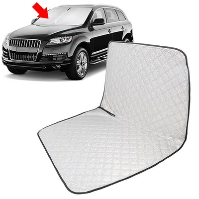 Car Foldable Windshield Sun Shade Visor Protector Custom For Audi Q7 2007-2015 - Imagem 1 de 4