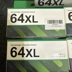 (5) 64XL High Yield Ink Cartridge - 2 Pack Black/Color Cart. Exp 12/2026 - Picture 1 of 7