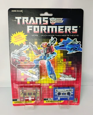 Transformers Grand Slam & Raindance G1 Vintage Original MOSC - VGC, Grade it! - Image 1 of 4