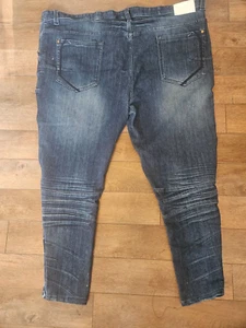 Parish Nation Mens Jeans sz50 (jeans legs have been modified to be super skinny) - Picture 1 of 7
