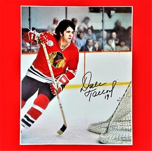 Autographed Dale Tallon Chicago Blackhawks Photo - X2 - Imagen 1 de 2