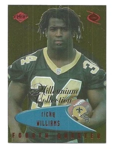 Tarjeta de cuarto trimestre de Ricky Williams 1999 Collector's Edge Millenium Collection #192 - Imagen 1 de 2