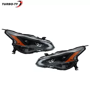 For 2023 2024 Nissan Altima Pair Headlights Assy Clear LED Black Housing LH+RH - Bild 1 von 13