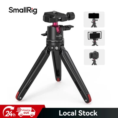 SmallRig Mini Tripod for Camera DSLR Desktop Tabletop Tripod w/ 360° Ball Head - Image 1 of 4