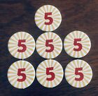 Sushi Roll (All 5 Value Scoring Tokens) Official Extra/Replacement Game Pieces